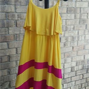 Yellow & Pink dress
